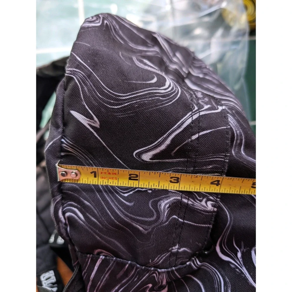 Pink Campus Backpack Victoria's Secret Black & White Marbled Logo Travel Bag 15